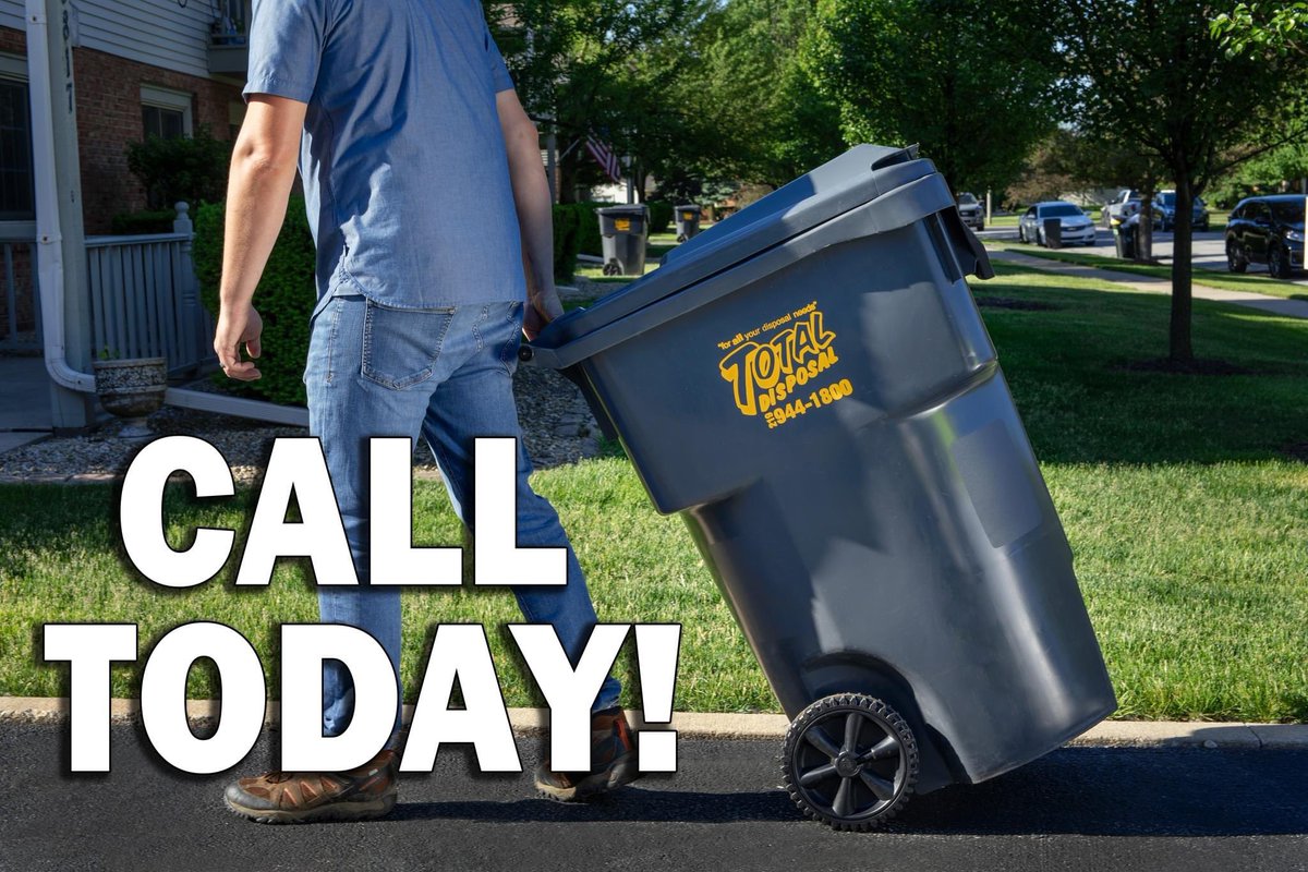 Always know exactly what you're paying for residential trash service with NO hidden fees. Give us a call today at (219) 944-1800 or visit us online at TotalDisposal.com today! #LocalBusiness #FamilyOwned