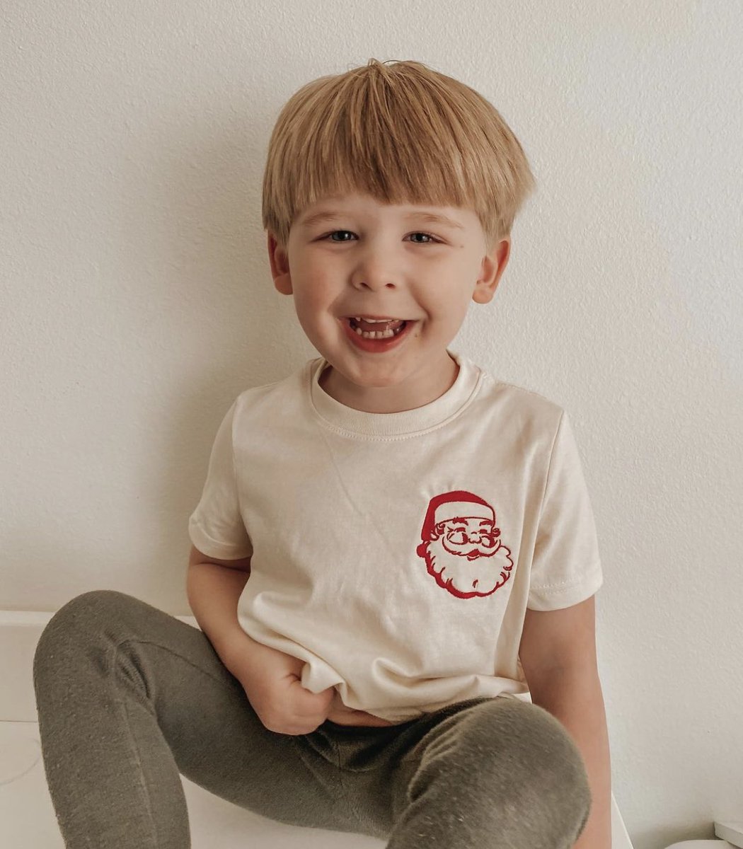 Our Santa shirts are only $20 today only with the code “SANTA”!! Anyone else read that code as Buddy the elf?! 😂❤️

TAT for these will be shorter than usual orders, so you will get them before Christmas!! ❤️

BabyBleus.com