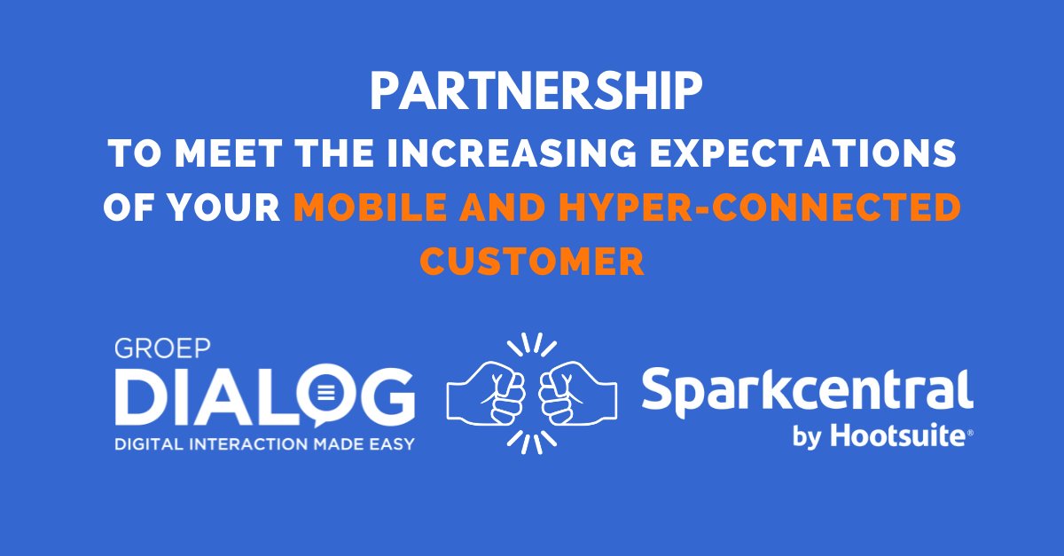 Proud to welcome #sparkcentral to the @DialogGroep family to make #digital #interaction easy. With this partnership we facilitate asynchronous #communication integrated with our #omnichannel portfolio to achieve full digital self #service.Link to  article: dialog.gp/pjhk50H01S4