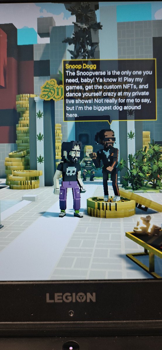 Jason150000's tweet photo. The biggest "dog" in the sandbox game @SnoopDogg 
@TheSandboxGame https://t.co/l8KKHQDqpG
