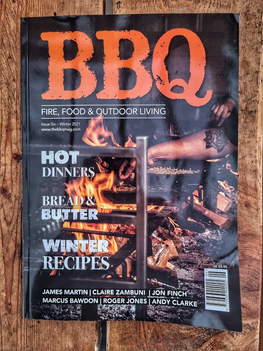 Starting to see copies of <a href="/thebbqmag/">BBQ Magazine</a> winter issue dropping on peoples doorsteps...plenty of winter warming inspiration...

Are you still cooking outdoors?

Please give a RT if you can, its hugely appreciated