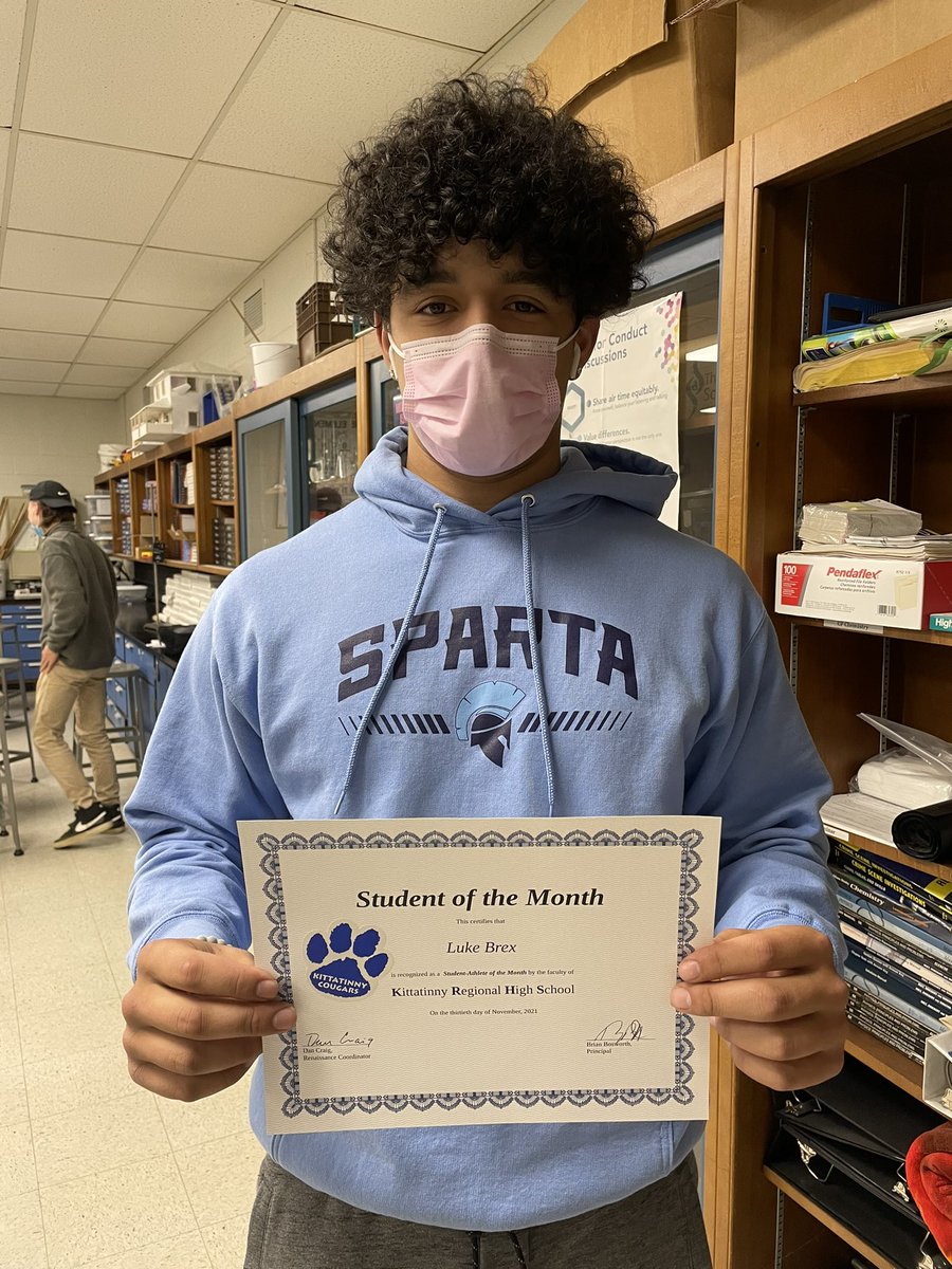 KRHSRenaissance's tweet photo. Congratulations to Luke Brex for being named the Student Athlete of the Month for November! @KRHSBosworth @ToddVanorden @CoachDeGe @KRHSCOUGARPRIDE https://t.co/SPvijWS2r4