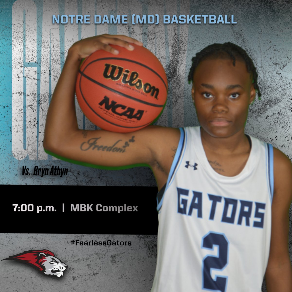 NDMGatorSports's tweet photo. It's GAMEDAY GATORS!
Gators host Bryn Athyn this evening looking to grab its second conference victory.
π @BrynAthynWBB
β° 7:00 PM
π Baltimore, MD
πΊ https://t.co/o9oHIQPRmf
π https://t.co/VOq5ttXE74
π° https://t.co/hWuarOM0Xb
#NDMD | #FearlessGators https://t.co/QrvPHwWkSR