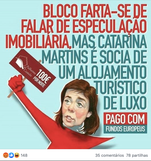 SteveJaay's tweet photo. Os criativos do Bloco de Esquerda já fizeram os panfletos a promover o partido? https://t.co/e7t1Gz70WH