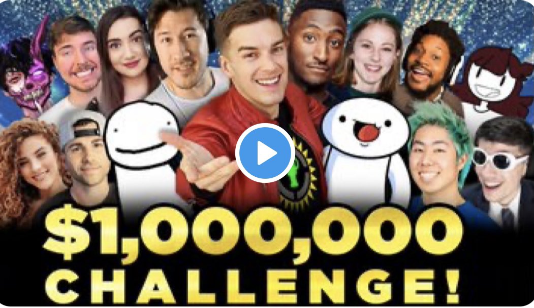 It’s happening today! Help @MatPatGT reach his goal for an amazing cause! He is trying to raise 1 Million Dollars #ForStJude! #MillionDollarChallenge 

Watch live here: youtu.be/5TVJPh_hrIU
