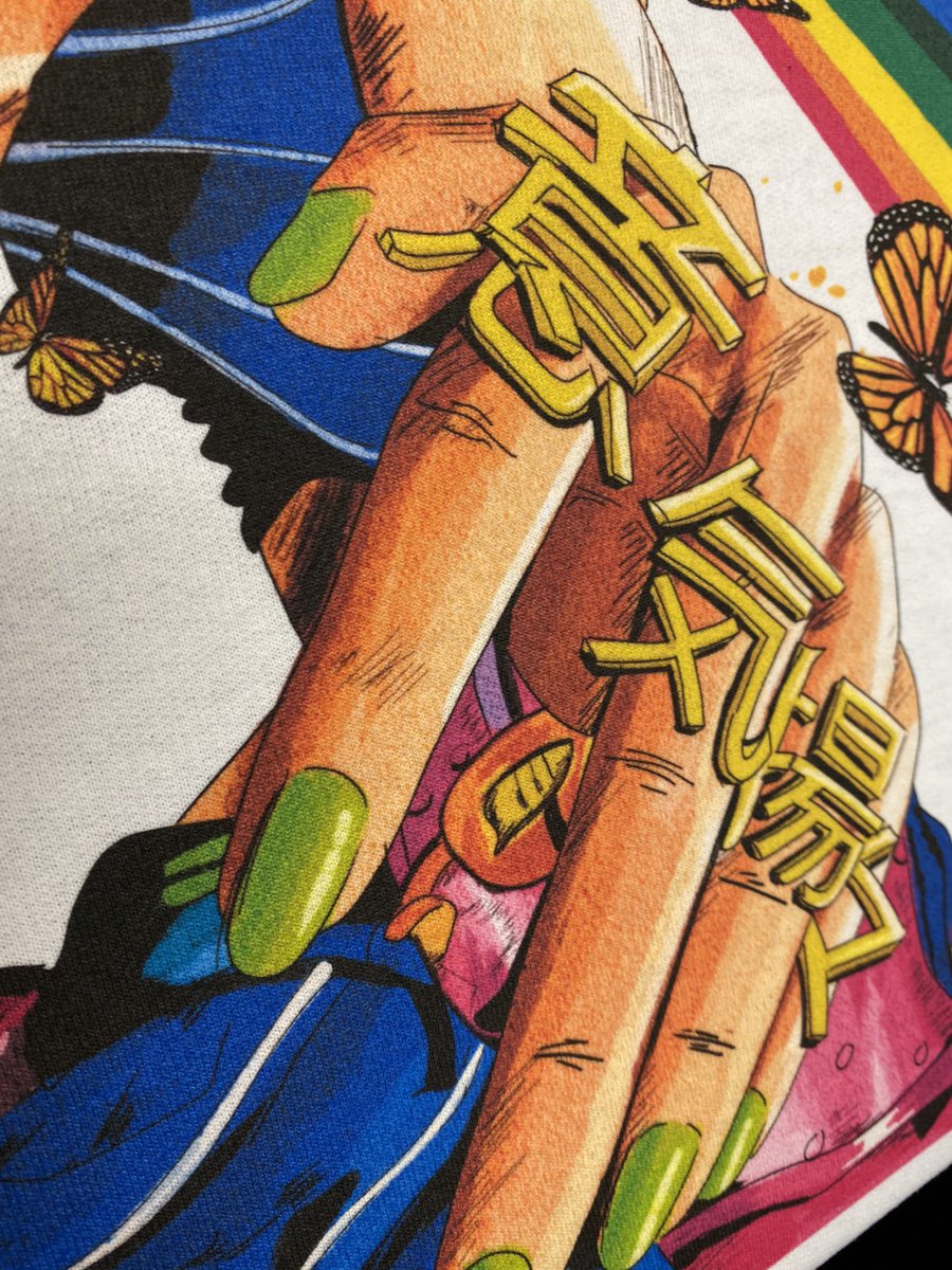 Kamborghini_'s tweet photo. MUST BE FOLLOWING TO PARTICIPATE: 

-Must RT/LIKE &amp; be following me!

for a chance to win a Sample Shirt of Jolyne! We are celebrating the release of JoJo’s Bizarre Adventure Part 6! This ends tomorrow!👊🏽✨
#StoneOcean #jojosbizarreadventure #jolyne https://t.co/Pvg9vqRMdw