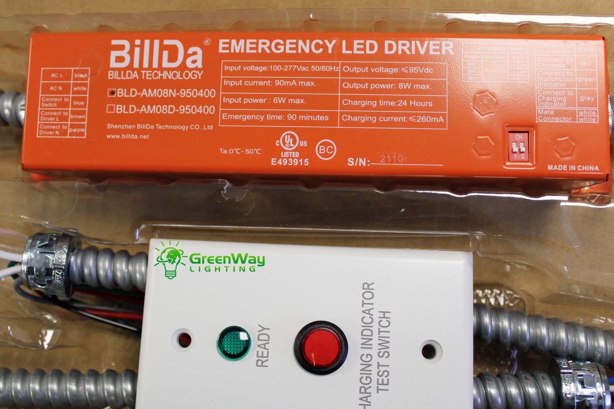 greenwaylightin's tweet image. Emergency LED Driver | Green Way Lighting
Emergency Led Driver for Product with Internal Driver 8W
BLD-AM08N-950400
Call us: 800-440-0156
Email: orders@greenwaylighting.com
- 5 years full warranty
- Illumination time: &amp;gt; 90 minutes
- Recharge time: &amp;gt; 24 hrs
#EmergencyLEDdriver