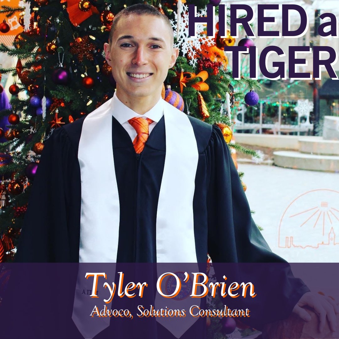 Congratulations to these December grads on their new jobs!

Collin Pavlock - The Whiting-Turner Contracting Company, Project Engineer
Tyler O'Brien - Advoco, Solutions Consultant

We are so proud of you!

Want to be featured? Fill out the Hired a Tiger survey linked in our bio!
