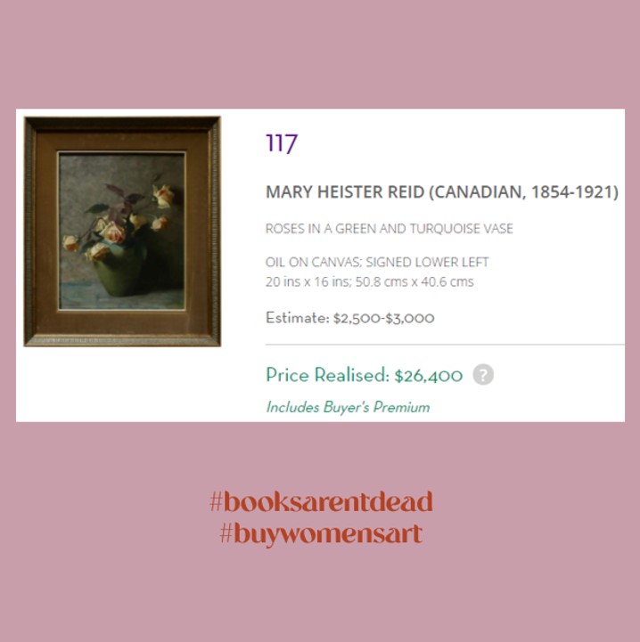 MollyPeacock3's tweet photo. For those who question the power of a book... (@TheAGH, @agotoronto, @theRMG--just in time to adjust upwards for your 2022 insurance applications!) 😇😘🌹🌼🌺
#FLOWERDIARY #MaryHiesterReid #buywomensart #beatinflation https://t.co/YhcBQGQPPF