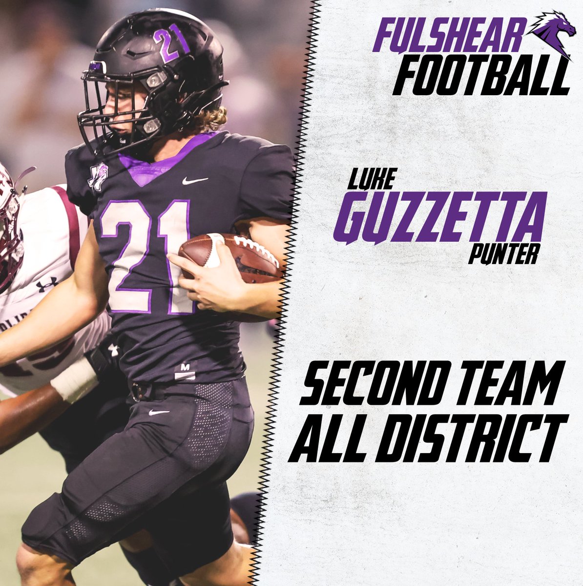 coachcodutti's tweet photo. 1st team All District OLB &amp; 2nd Team all District Punter 

Luke Guzzetta
#WeAreFu1shear 
@fulshear_fball 
@luke_guzzetta https://t.co/K4eDprS7BR