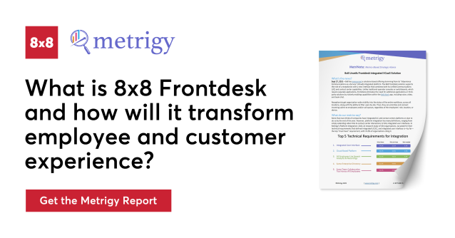 thecloudsage's tweet photo. 🛎️ @8x8 Frontdesk gives #receptionists and operators call handling superpowers with integrated #contactcenter, #voice, team chat, and meetings. This report from @Metrigy shares how your organization can benefit. 👉🏼#XCaaS #hybridwork #FreetheFrontdesk https://t.co/GwRybhzRZK https://t.co/dcQkuHDINg