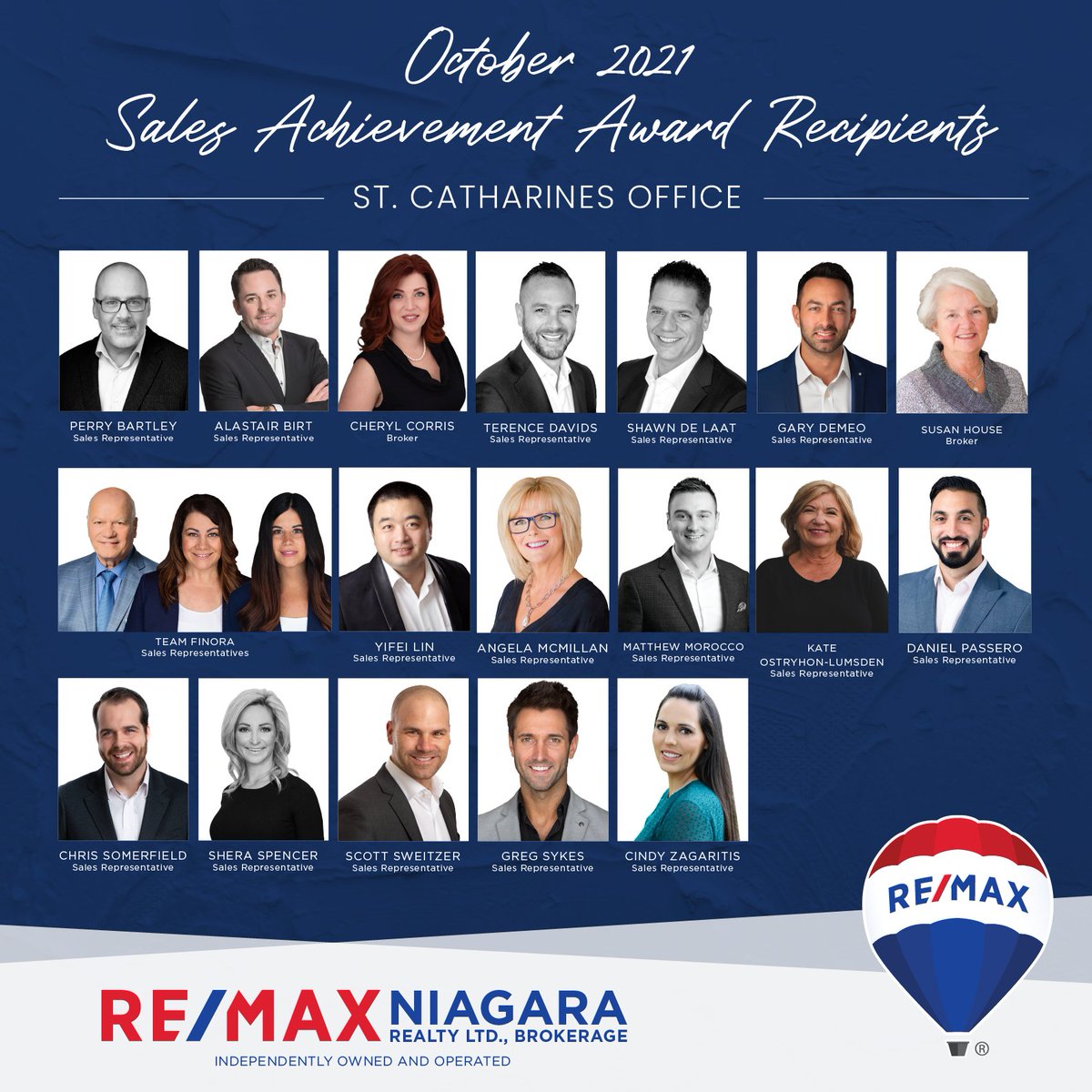 We would like to recognize all of our Sales Achievement Award Recipients from our St. Catharines office and send them congratulations on a fantastic October! Keep up the great work! 🎉👏