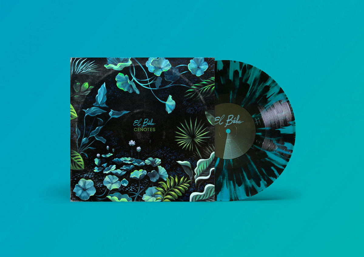 We're pressing <a href="/El_Buho__/">El Búho</a>'s seminal "Cenotes" EP to wax on a clear jade &amp; black splatter vinyl, w/ a special deluxe pack including a custom tee w/ cover art. A digital re-release of the EP w/ 3 new tracks drops Friday- hit the link below to pre-order yours
elbuho.bandcamp.com/album/cenotes-…