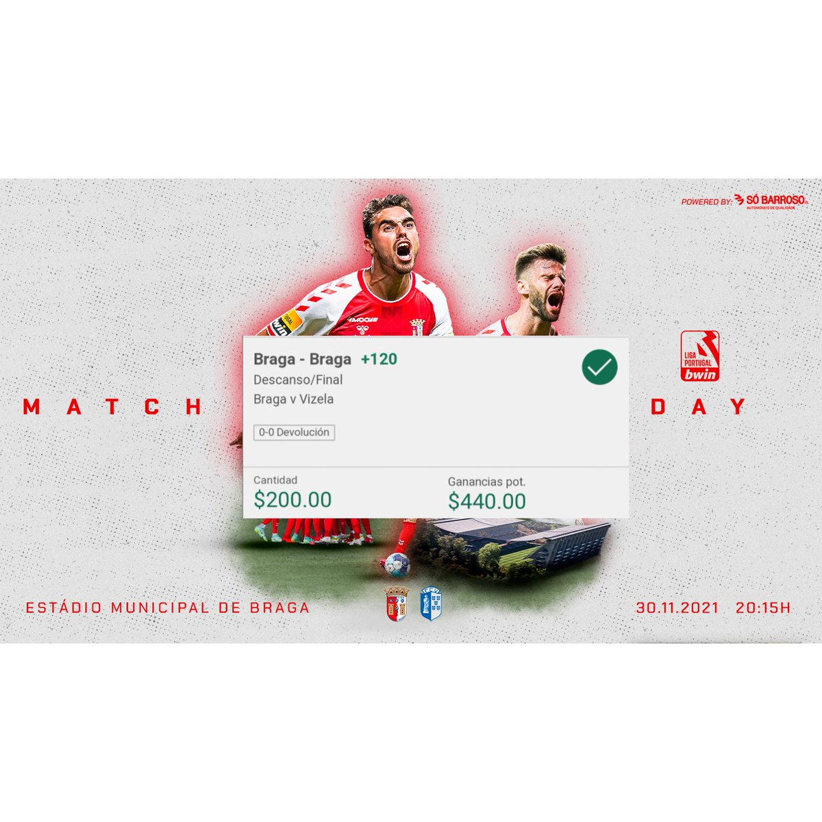 miklitopicks's tweet photo. π£οΈ Este es nuestro primer pick del torneo de #DreamTeam
Venga hoy ganamos con @SCBragaOficial
π₯ Braga 1/1 +120 π₯
Link del grupo de Dream ππ½
https://t.co/bIXvUBY02H https://t.co/gqR3Nv7L4v