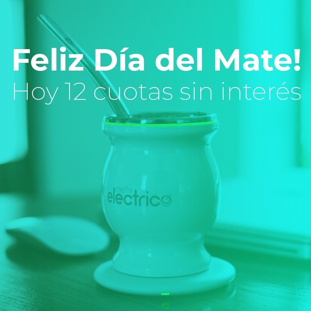 Feliz día a todos los materos!
Aprovecha las 12 cuotas sin interés y larga el mate tibio!
MateElectrico.com

#DiaDelMate #mateelectrico #Mateverse