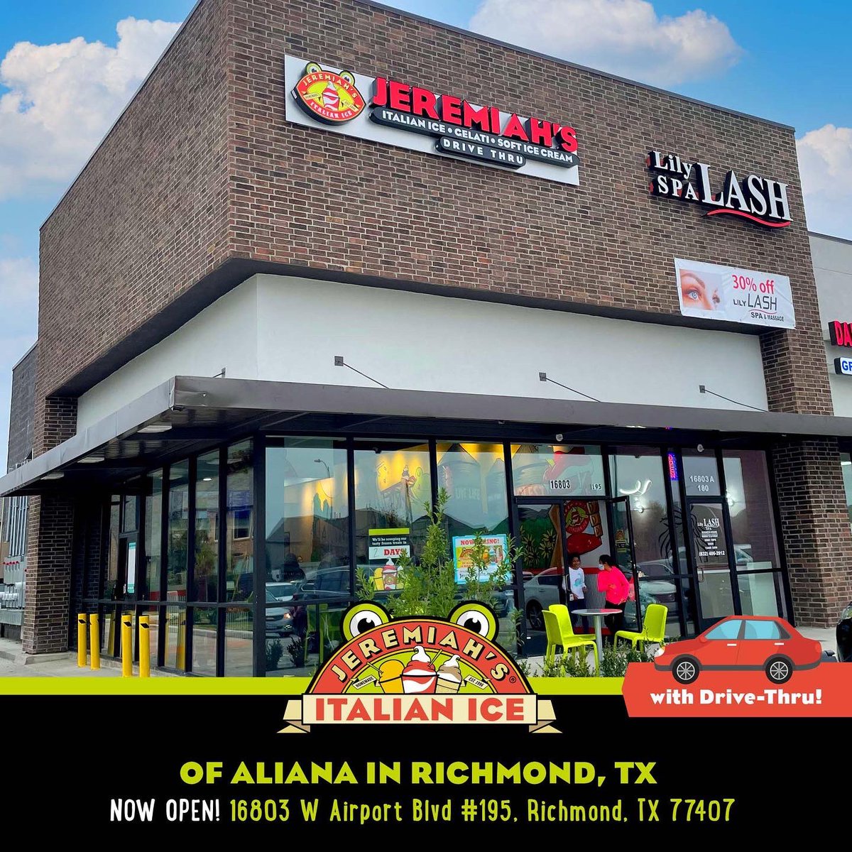 jeremiahsice's tweet photo. Scoop up your squad and stop by for a taste of our frozen treats at our newest location at Aliana in Richmond, TX!! Our #FrogSquad has their smiles and scoopers at the ready for anyone and everyone who’s looking to #LiveLifeToTheCoolest. 💚🐸🤙

#CoolCommunity #FamilyFun https://t.co/cpUrMvABtm