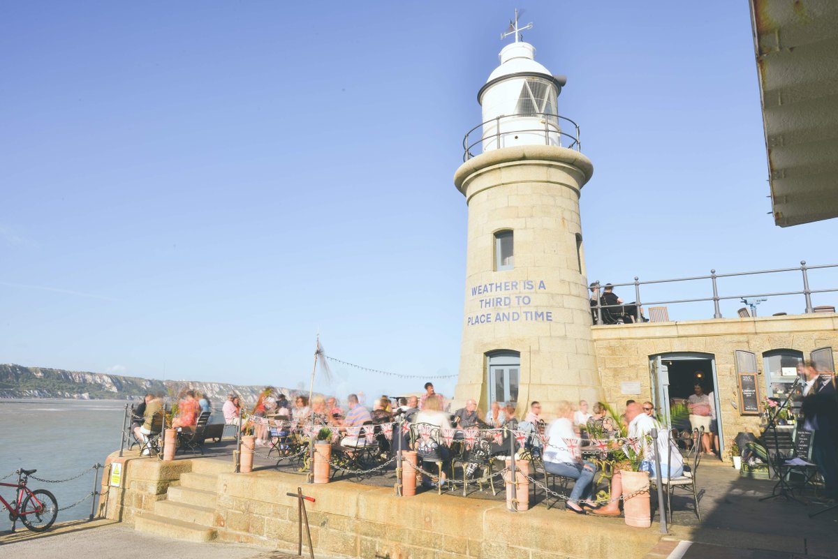 folkelife's tweet photo. Meet Simon and Jess Robinson; the husband and wife duo that has brought the Lighthouse at the end of Folkestone Harbour Arm to life. 

#folkelife #folkestone #folkestoneharbourarm

https://t.co/TddzjPD6Fc https://t.co/EUU8zDzY2O