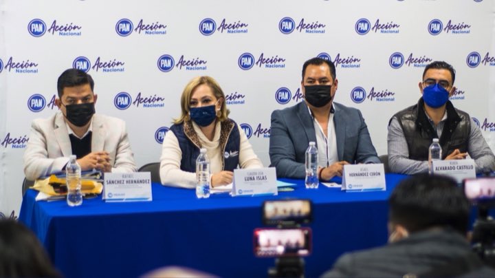 claudialunai's tweet image. Esta mañana tuvimos una rueda de prensa para informar sobre los avances internos del partido, los procesos internos de cara al 2022 y algunas denuncias que presentaremos por actos de campaña anticipada de otros partidos. 

#PANHidalgo #NoticiasHidalgo