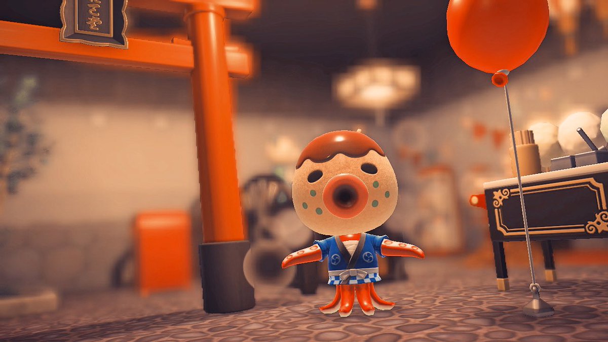 ithacacrossing's tweet photo. zucker’s little festival 🏮 i’ve never met him before offering him a vacation home and he’s literally the most adorable ♥️✨ #happyhomeparadise #acnhdesign #acnh 🔖 https://t.co/D60PDCBnFV