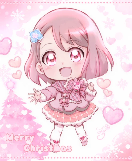 12月に入りましたね～というわけで去年描けなかったウィンターのどかちゃんでメリークリスマス🎄✨ 