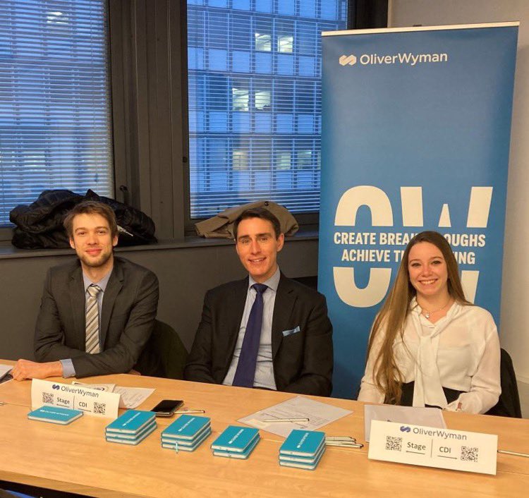 FrancoisBeugin's tweet photo. Heureux d'avoir enfin pu participer à nouveau en présentiel au Forum Emploi @ISUP_Officiel organisé par @aae_ISUP ! Merci à Guillaume Cauchi, Violeta Fernández Villalba, Laurène Martin et Alexandre Payen d'avoir aussi présenté nos métiers @OliverWyman https://t.co/OKcZQAJcll