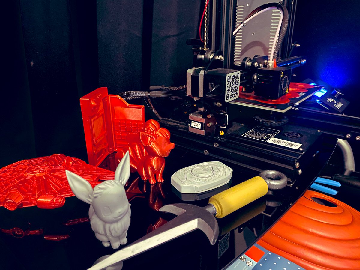 WolfPawPrints's tweet photo. Finally created a printing space in my living room that doubles as a practice space to play Bass 💪🏾💪🏾 #3Dprinting #3DArt #BassBoy #PokemonShiningPearl #Naruto #Zelda https://t.co/9aEkO82WR3