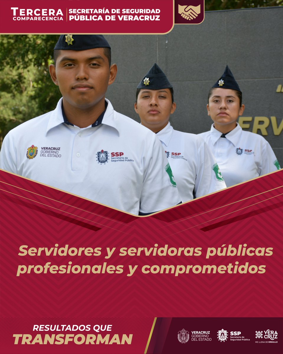 CEISver's tweet photo. Por tu seguridad  en el @GobiernoVer contamos con servidores y servidoras públicas profesionales y comprometidos con la seguridad y bienestar de la sociedad. #ResultadosQueTransforman https://t.co/K23pUeJrqz
