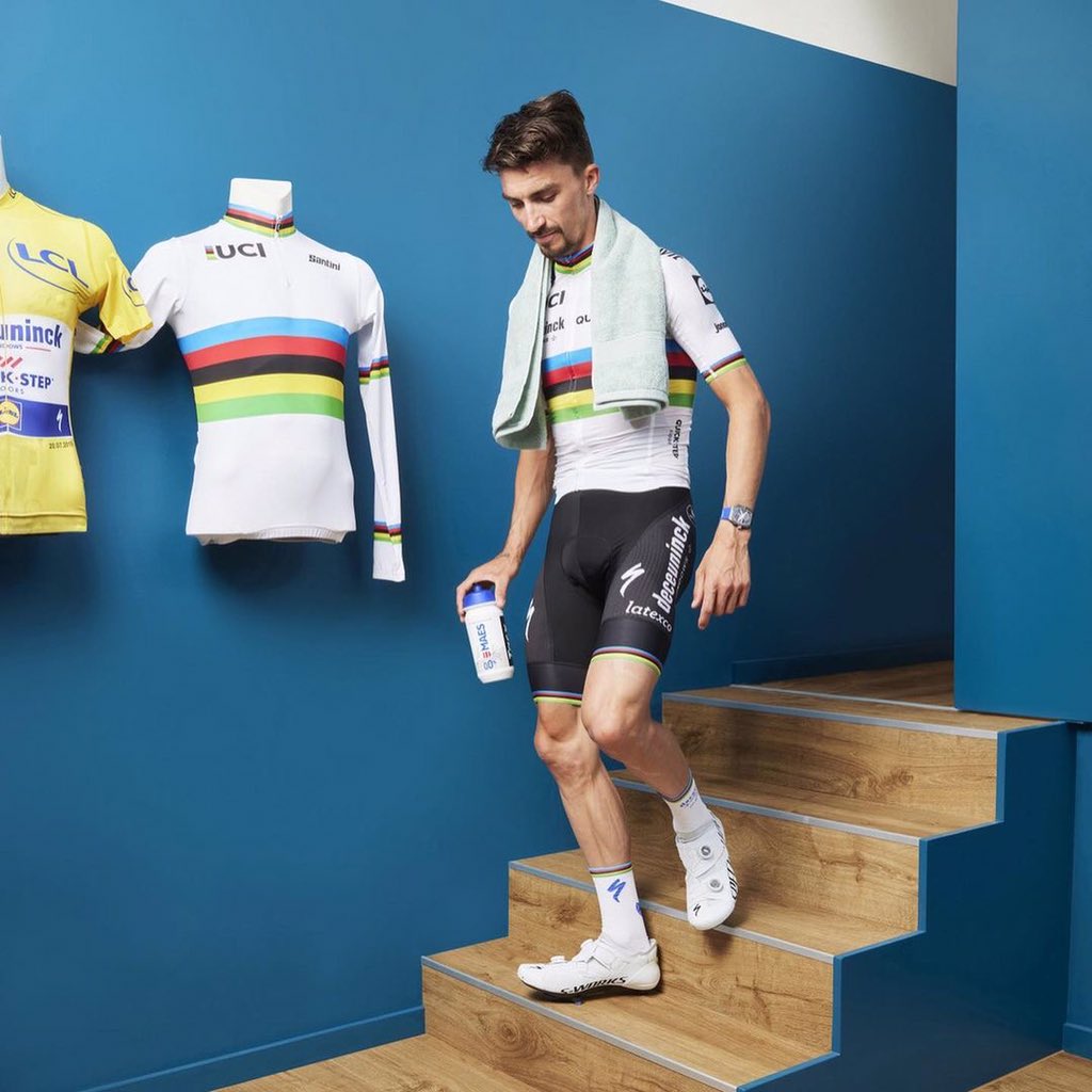 soudalquickstep's tweet photo. Who else loves this beautiful pain cave that @QuickStepFloor have built for World Champion @alafpolak1? ๐คฉ
#LoveMyQuickStep https://t.co/vZiktDJqoF