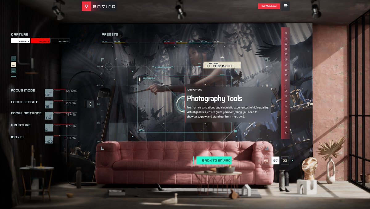 To all #NFTart collectors &amp; #NFTartists, when was it that you had a VR gallery that begs you to take professional snapshots of the space &amp; art within? A gallery that you minted &amp; customised to your own expression? With the potential to make u stay? #ENVIRO from <a href="/Parametrise_NFT/">Parametrise</a>