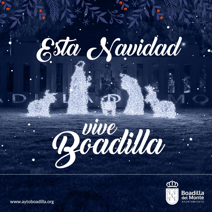 Esta Navidad, vive Boadilla.

Esta Navidad, feliz Navidad.