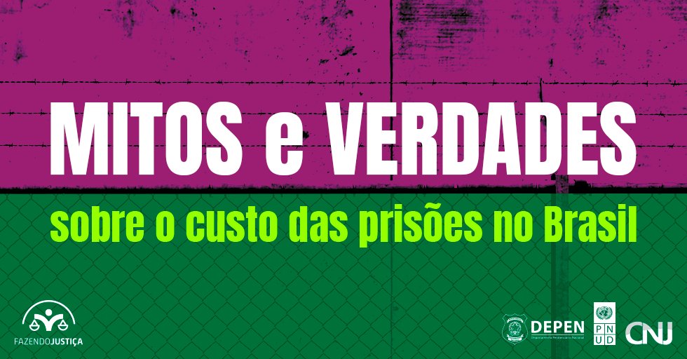 CNJ_oficial's tweet photo. O @CNJ_oficial lançou diagnóstico inédito sobre os custos prisionais no Brasil. O objetivo é qualificar o debate sobre a aplicação dos recursos públicos de forma a romper ciclos de violência e estimular a retomada da vida em sociedade. Confira o relatório: https://t.co/b8MGMzoEVJ https://t.co/IKLm2jsTTo