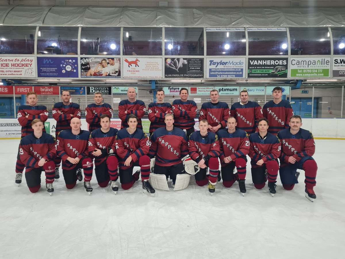 REIH_Sappers (@reihsappers) on Twitter photo Cracking time as always for the Army Camps 21. Sappers fought hard and came 4th. Good to see both old and new getting involved.
Next big game is against the <a href="/RSIHA2/">Royal Signals Ice Hockey Association</a> for the Beresford Cup in Jan 22. <a href="/RE_REWS/">RE Winter Sports</a> <a href="/22EngrRegt/">Commanding_Officer</a> <a href="/Proud_Sappers/">Corps of Royal Engineers</a> <a href="/CorpsColRE/">Corps Col RE</a> <a href="/CorpsSM/">Royal Engineer Corps SM</a> <a href="/29eod/">29EOD&S</a> <a href="/25CSEngrGp/">25(CS) Engr Gp</a> Cracking time as always for the Army Camps 21. Sappers fought hard and came 4th. Good to see both old and new getting involved.
Next big game is against the <a href="/RSIHA2/">Royal Signals Ice Hockey Association</a> for the Beresford Cup in Jan 22. <a href="/RE_REWS/">RE Winter Sports</a> <a href="/22EngrRegt/">Commanding_Officer</a> <a href="/Proud_Sappers/">Corps of Royal Engineers</a> <a href="/CorpsColRE/">Corps Col RE</a> <a href="/CorpsSM/">Royal Engineer Corps SM</a> <a href="/29eod/">29EOD&S</a> <a href="/25CSEngrGp/">25(CS) Engr Gp</a>