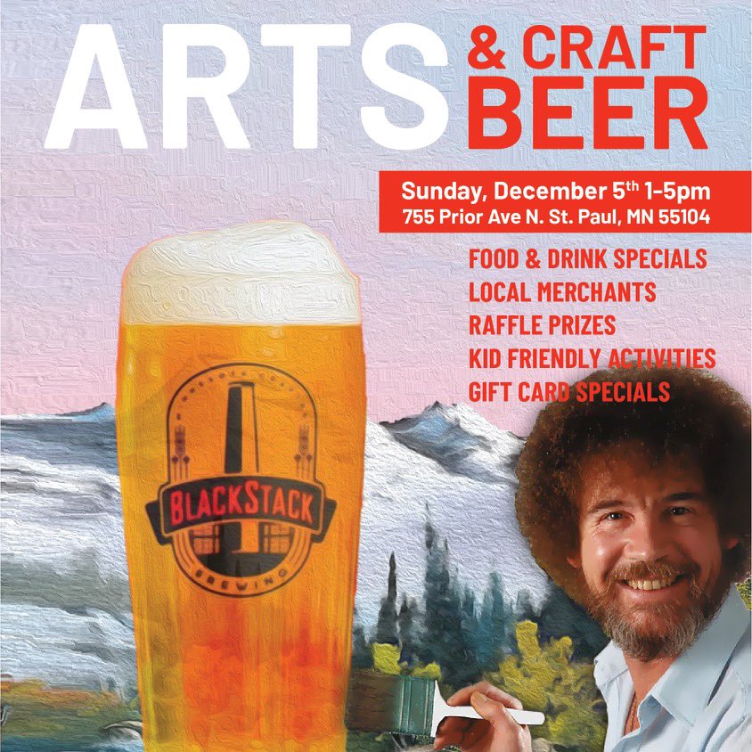 We’re hosting ARTS & CRAFT BEER FAIR this Sunday, 12/5/21 from 1-5. You can expect: -Tasty bites from @quetalstreeteats -Local Merchants -Raffle Prizes -Kid Friendly Activities -Gift Card Specials C U Soon🥂