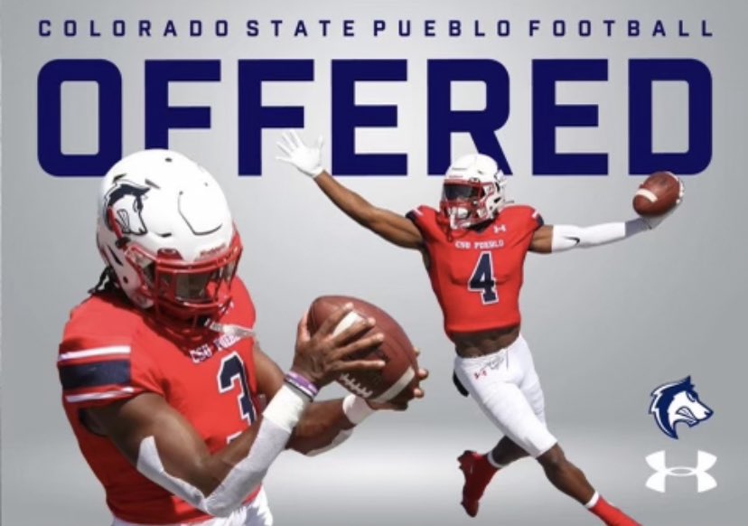 Zach_Shilliday's tweet photo. Blessed to receive an offer from CSU Pueblo! Thank you to all the coaching staff. Go Thunderwolves! https://t.co/OkujSXu0Wr