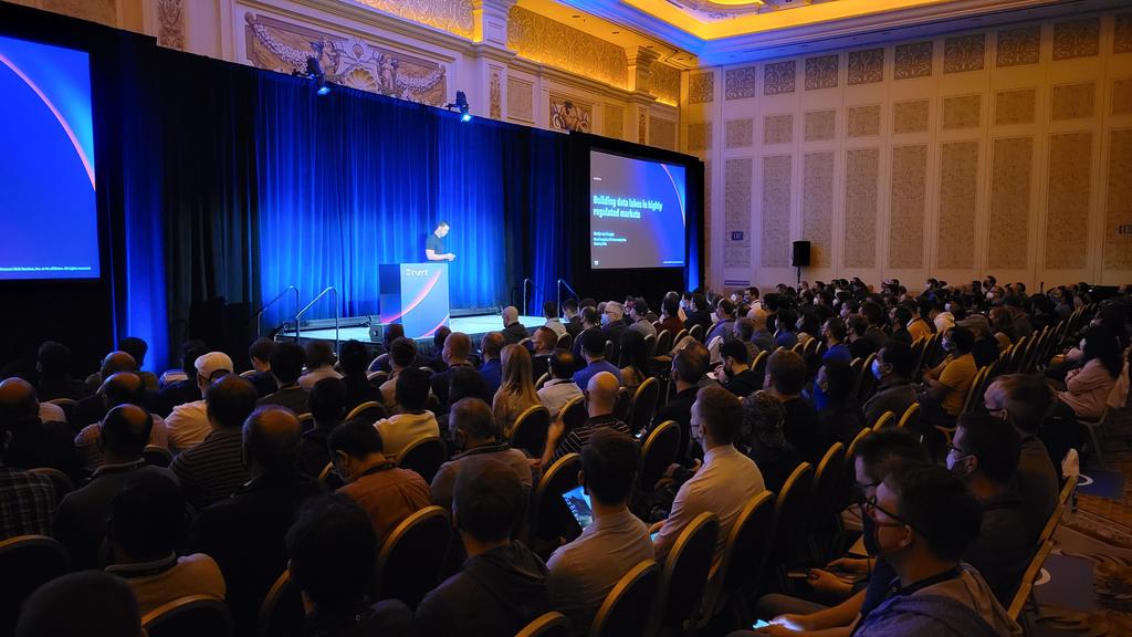 Our colleague <a href="/martijnvdo/">Martijn van Dongen</a> rocked the stage during AWS #reInvent in Las Vegas! Stay tuned as it will be available on-demand soon after the event!