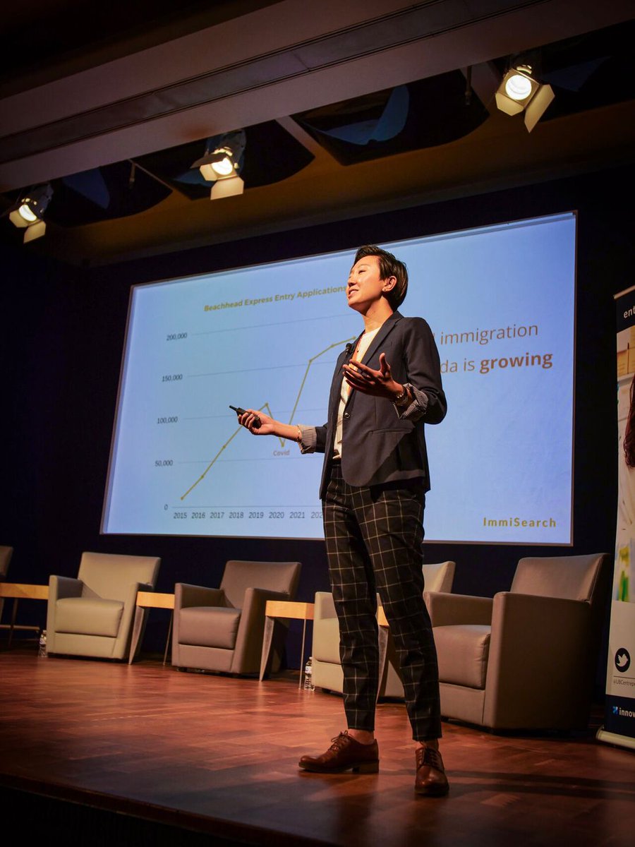 Our co-founder Eva Li was at the Venture Showcase last week. She shared about ImmiSearch's mission to make immigration safe and simple so that people can move to Canada for a better future, feel safe, and be treated equally regardless of their background and gender.