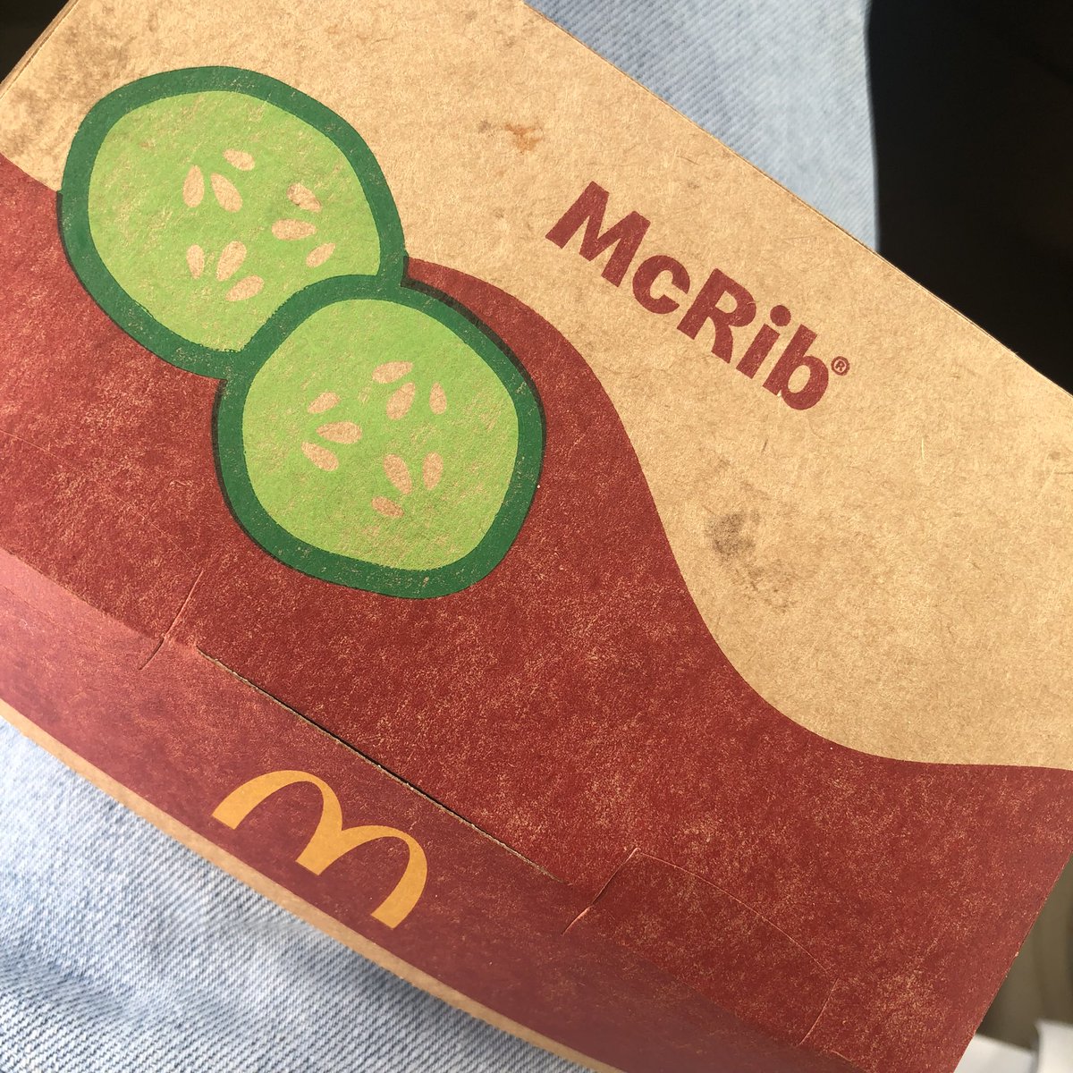 crypto_pastuh's tweet photo. I guess I’m a McGlutton for punishment. #McRibNFT #McRib https://t.co/jsLEQSmSez