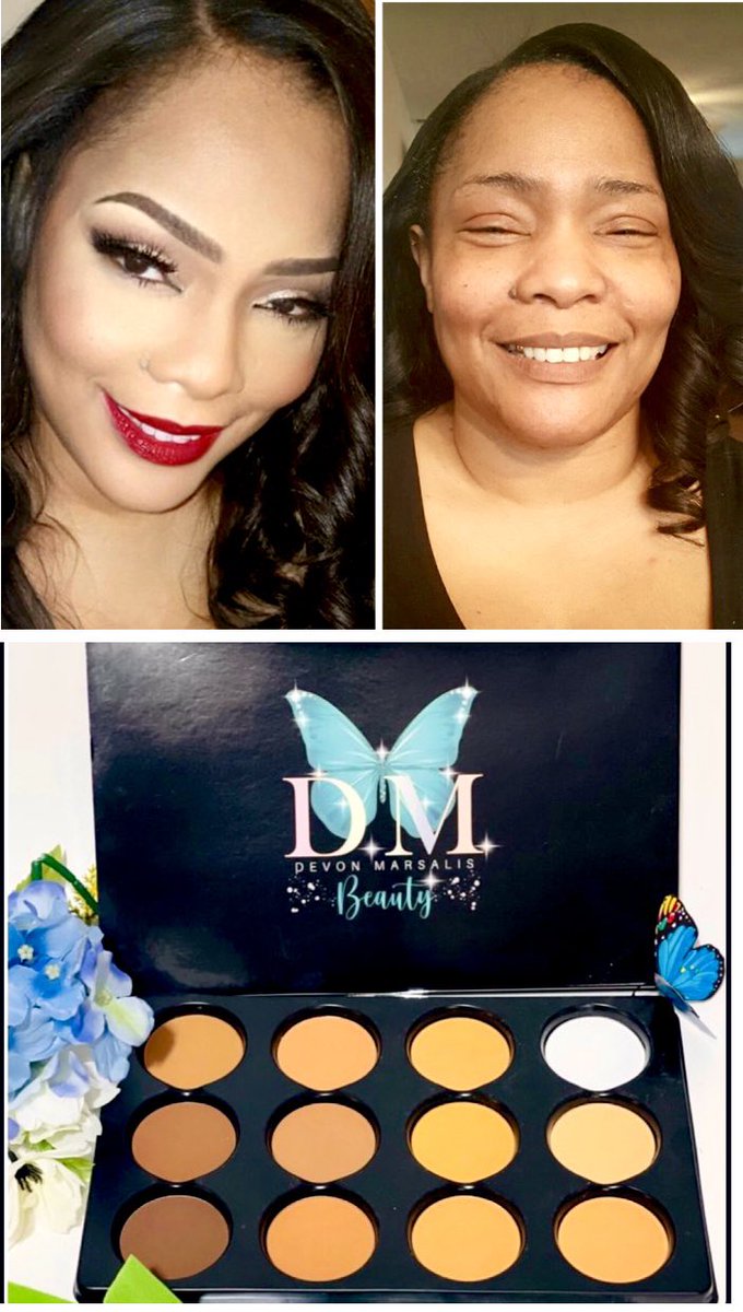 devonmarsalis's tweet photo. Gotta Love a Sexy Transformation 🦋💕 #facesculptor is in Effect!! What's taking you so long? Get Yours today and start Creating🦋💕
#devonmarsalisbeauty🦋💕 #beatfacehoney #uglygirls #powderpalette #fyp #contourpalette #abcqueens #powderpaletteinlagos #makeupkits https://t.co/jxkHFQX0Dq