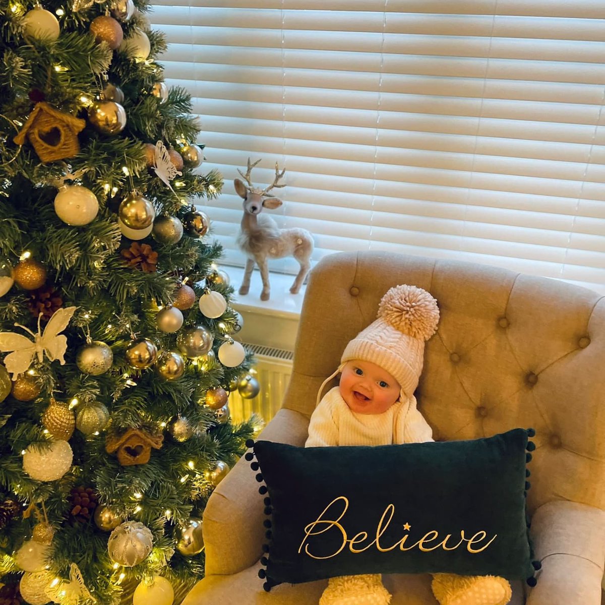 Baby Jacob is getting in the festive spirit for his first #Christmas :)