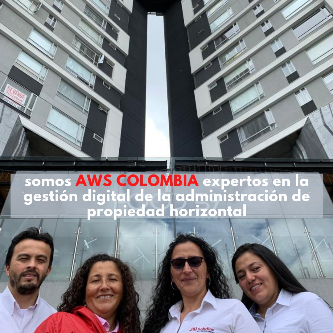 awscolombiasas's tweet photo. Somos AWS COLOMBIA y te asesoremos en la gestión digital para administración de la propiedad horizontal con excelentes plataformas para facilitar tu trabajo 
Te asesoramos WhatsApp 311 216 88 89 https://t.co/wRotYmcaLV @awscolombiasas #TecnoEdificios  #gestionph #administraciónPH https://t.co/iw2LtLcnzr