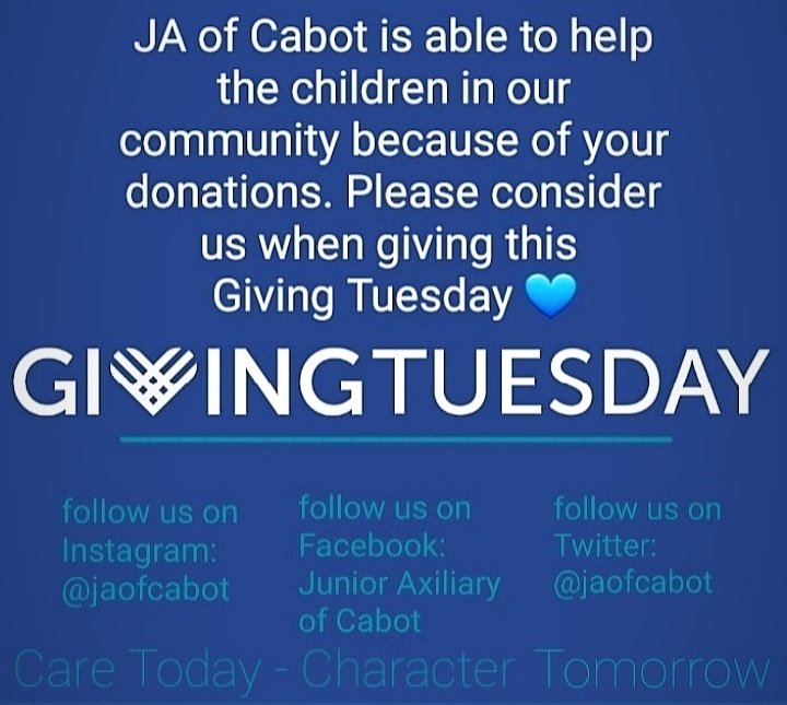 jaofcabot's tweet photo. #GivingTuesday2021 #GivingTuesday #give #giveback #jaofcabot #jacabot #cabotja #naja #JuniorAuxiliary #juniorauxiliaryofcabot https://t.co/75iZFXLKEM