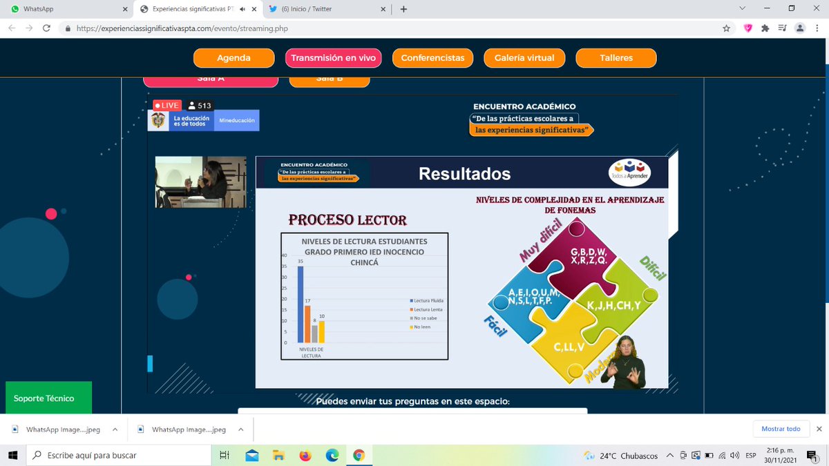francelyjmolina's tweet photo. Socialización experiencia "Reporteros en Acción ATAL. Felicitaciones al equipo de la IE Inocencio Chincá y a la tutora PTA Verónica Palmet por esta gran APC. Qué hermoso ver los niñ@s disfrutando de sus aprendizajes! @PTA_Colombia #EventoPTA2021 @DPulecio @Daz4Grace https://t.co/tPOnjVxvVp