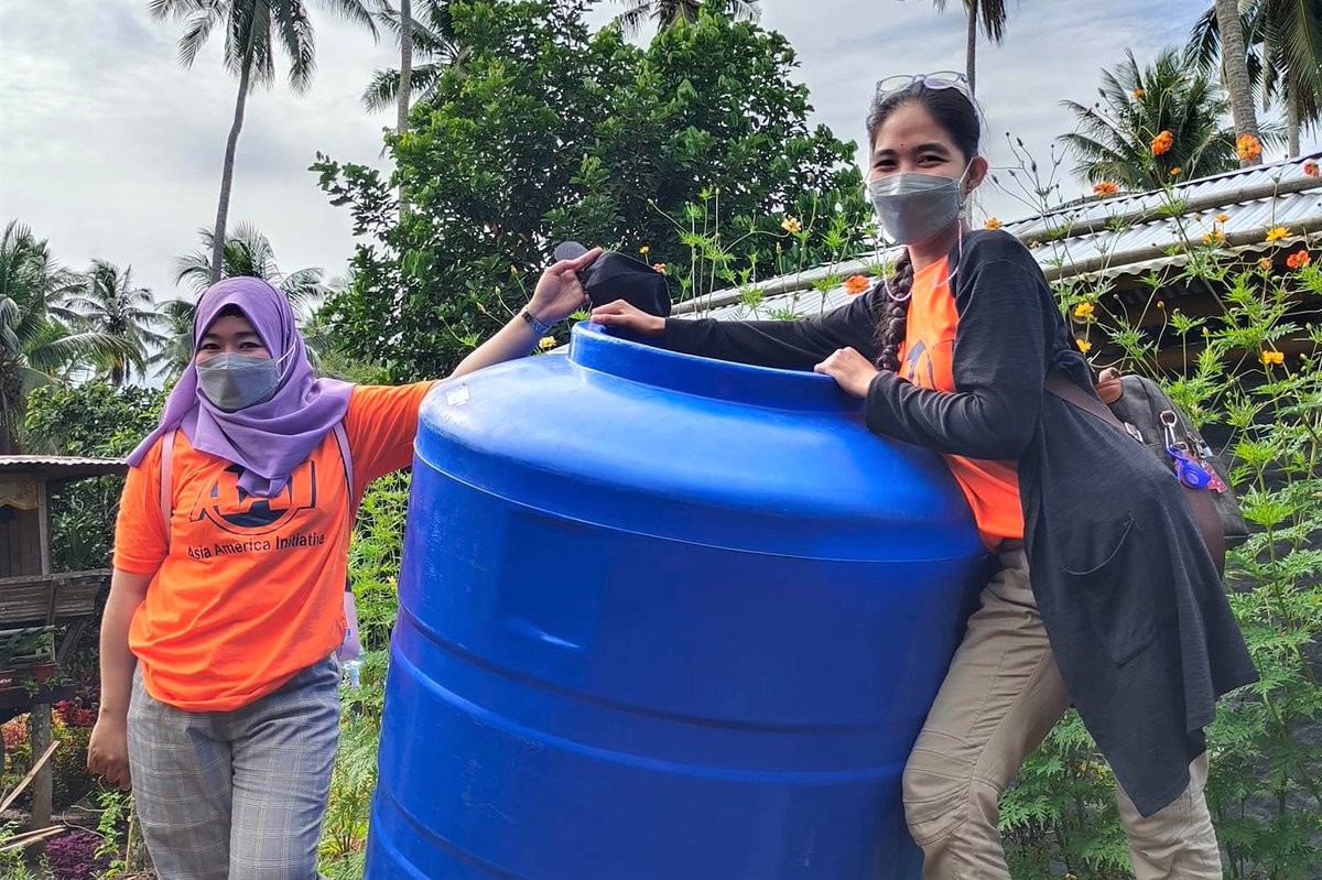 AA_Initiative's tweet photo. For #GivingTuesday, AAI is providing water tanks and 50lb bags of rice to schools in remote areas. Parent volunteers help distribute to local children and their families. https://t.co/VPQPOn6VL1 https://t.co/Z6yUc5YHpY