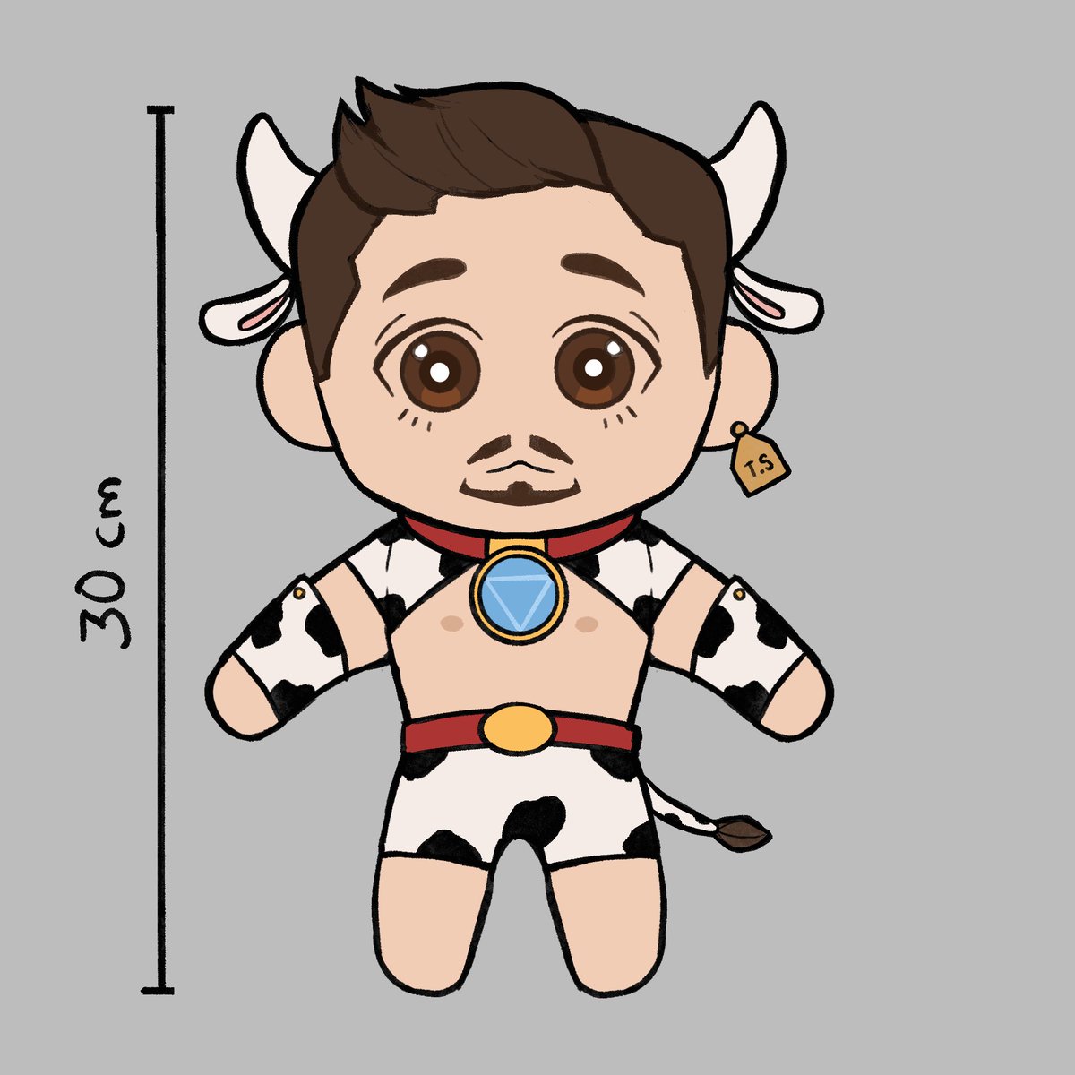 DrawStony's tweet photo. Designed to be a tony cow plush 🐮 https://t.co/RGHmdXO8xX