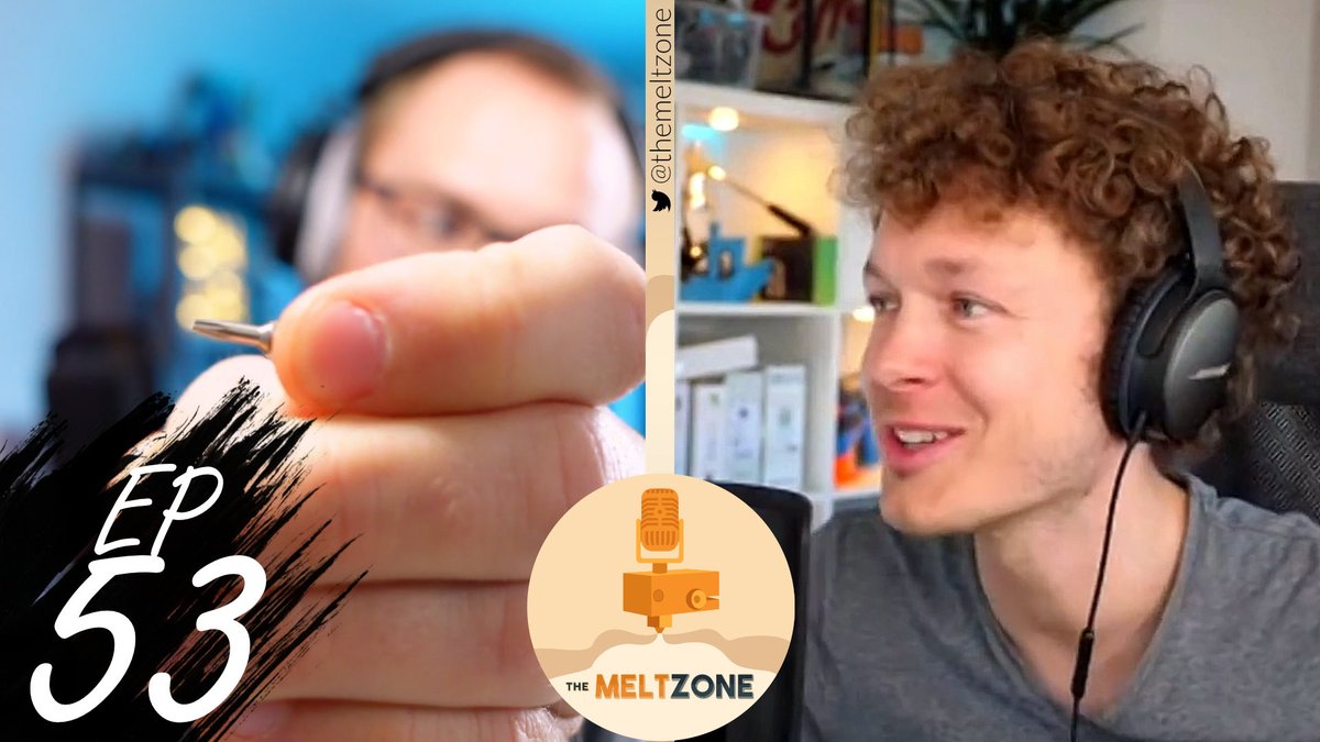NEW EPISODE of the <a href="/TheMeltzone/">The Meltzone</a> podcast covering DIY high flow nozzles, getting kicked from Amazon, Prusa XL (obviously), void-free printing, a Creality MMU, thermal fuses, and how much we earn!
Go listen: youtu.be/MOqY9cBWxQU