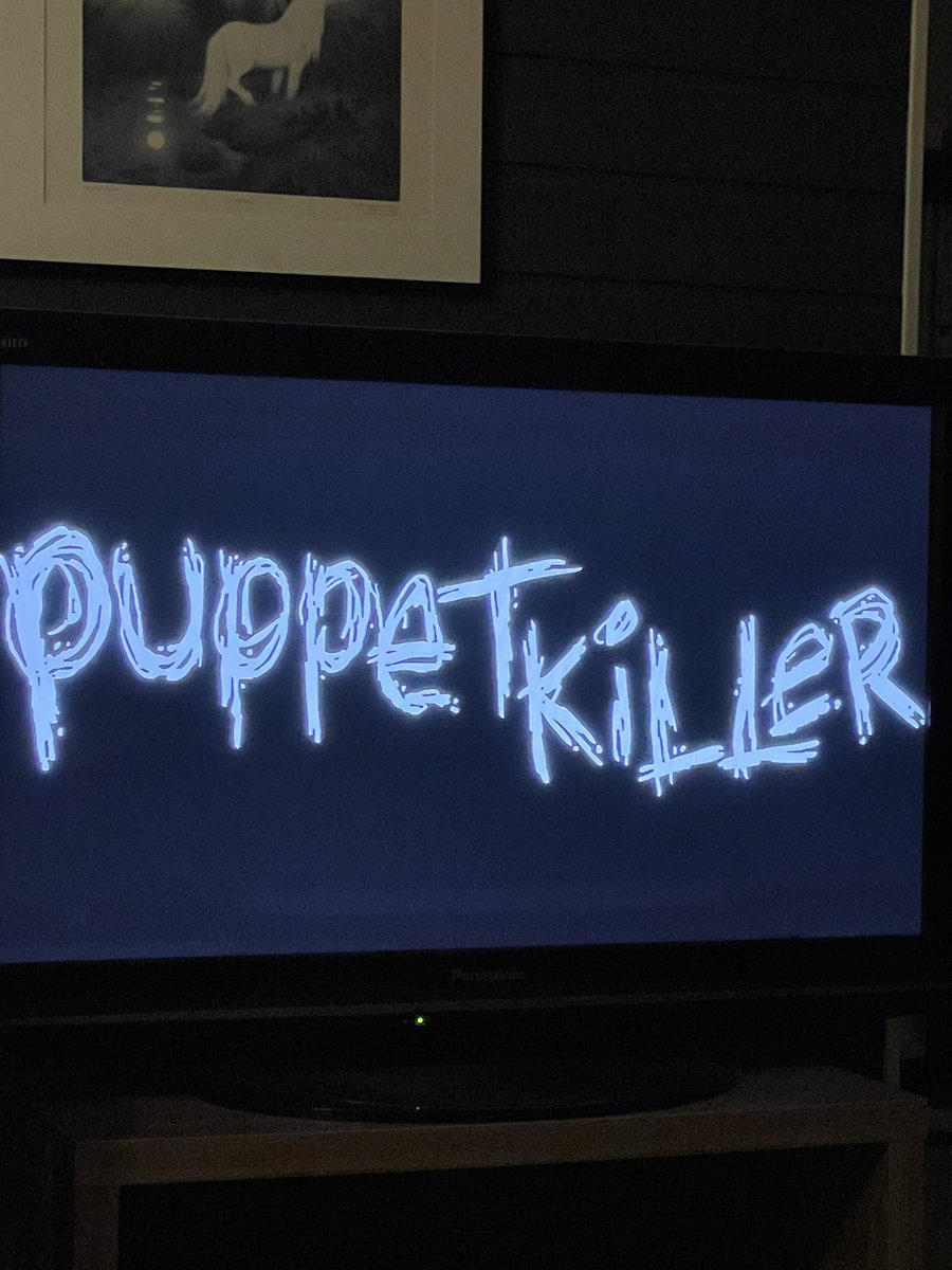 vaIandil's tweet photo. I've waited for this movie for YEARS!!! #puppetkiller https://t.co/k41Hmp3h0I