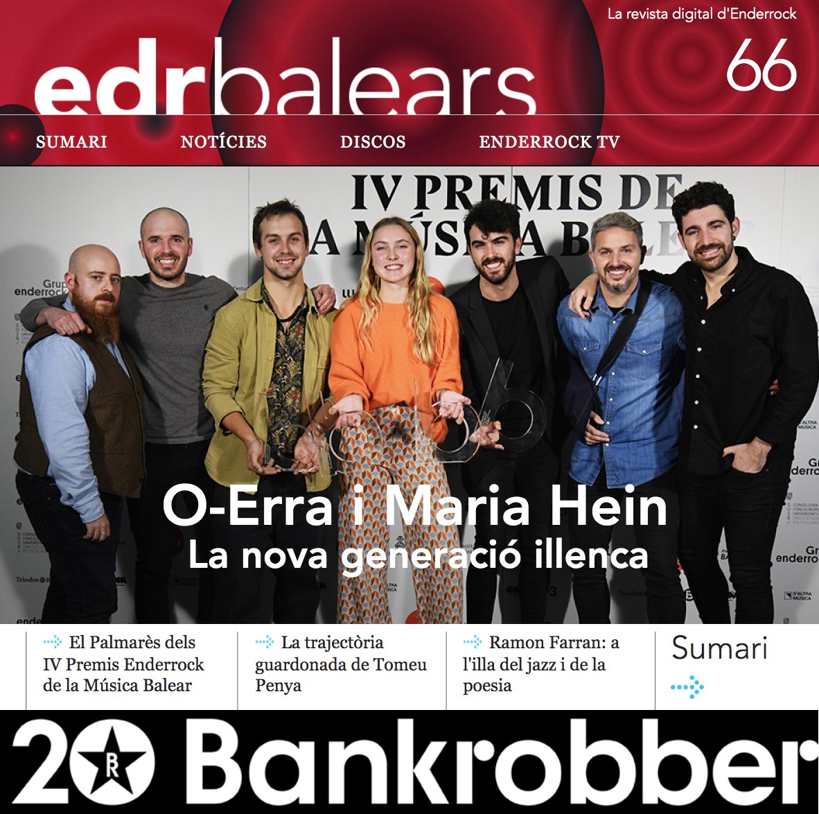 enderrock's tweet photo. Ja tenim aquí l'EDR Balears #66🎉 amb @or_grup i @mariaheinpuig, els grans vencedors dels #PremisBalears21, a la portada! També repassa continguts sobre:
➡@TomeuPenya
➡#RamonFarran
➡@CABOT_music
➡#AlMayurca
➡#JornadesProfessionals
✨Tot teu!✨
https://t.co/8vrQV64CMD https://t.co/CGMiWKvIxP