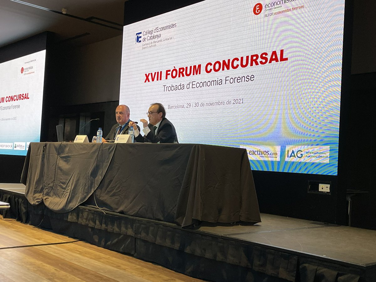 Virginiapenya's tweet photo. Anàlisi Avantprojecte de la Llei Concursal, al XVII Forum Concursal, contant amb les ponències de magistrats il.lustres. @economistescat https://t.co/02UgImox7l