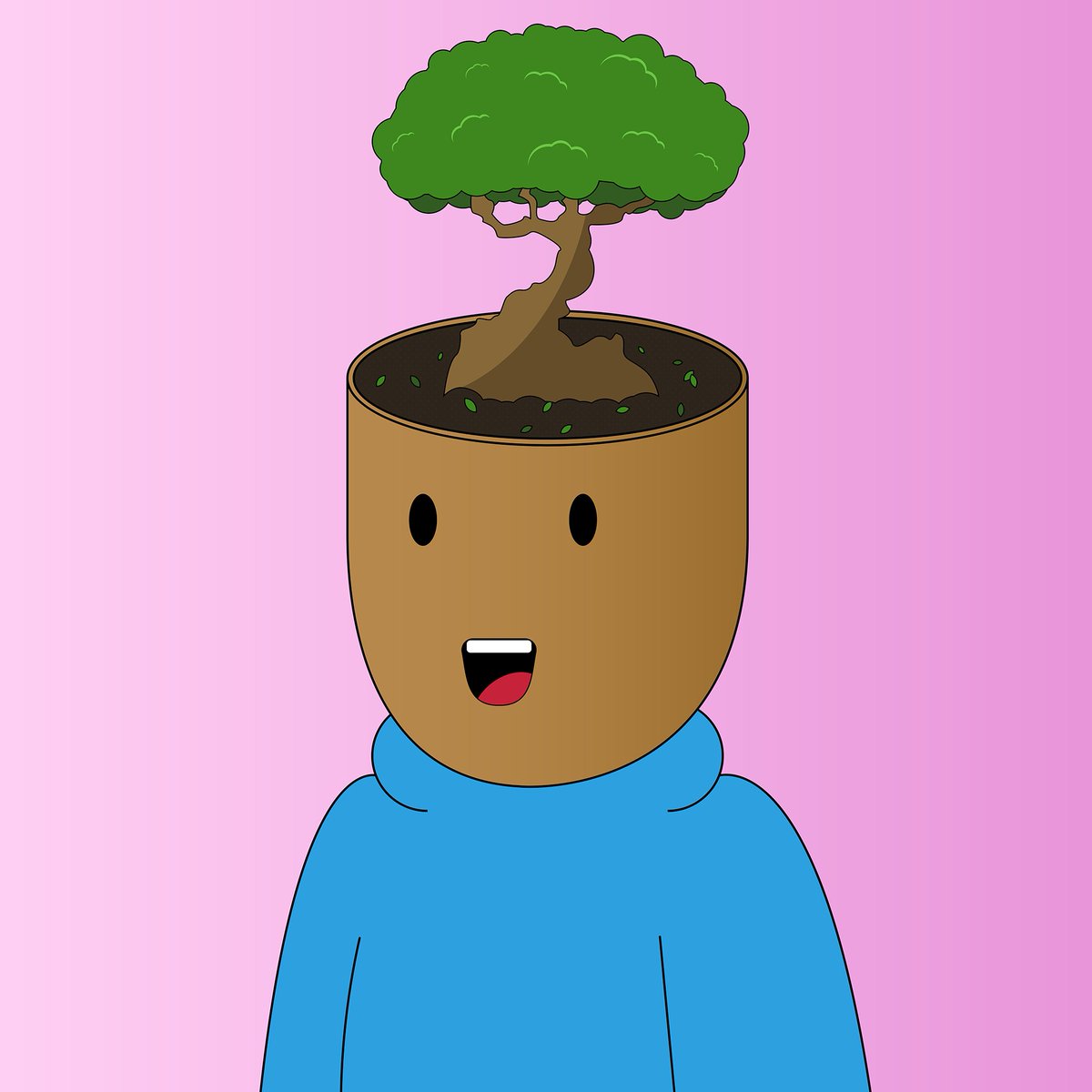 Openminds_cnft's tweet photo. This guy is really chilled and happy. Thinking about nature, balance and sustainibility. He will be added to the profile banner in a minute :)

#nft #cnft #cnftart #cardano #cardanonft #cnftproject #chill #fun #zen #bonsai https://t.co/Afs1bxmmc1