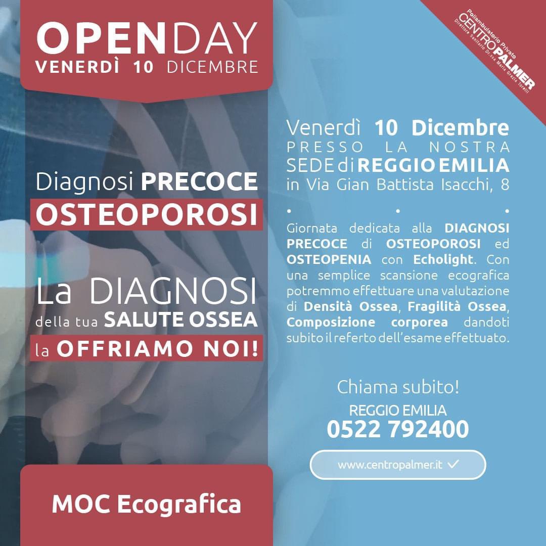 CentroPalmer's tweet photo. CHIAMA SUBITO e PRENOTA ☎️ 0522 792400, l’open day si svolgerà presso la nostra sede di Reggio Emilia dalle 10:00 alle 17:00 il 10/12/21!! https://t.co/nWgBEaAKuo